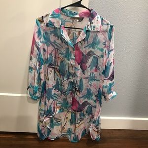 Cute hummingbird top